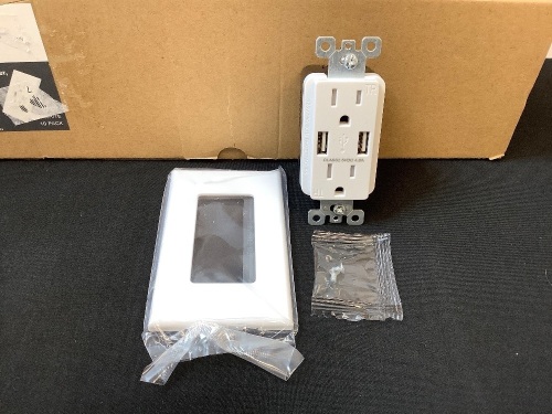 Lot of (10) Dual USB Charger Receptacle - Lot 430