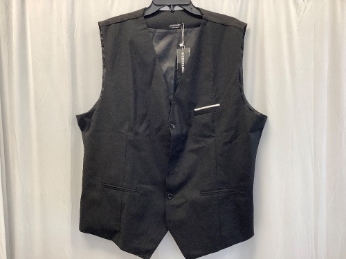 Coofandy Men's Slim Fit Suit Vest, XXL - Lot 596