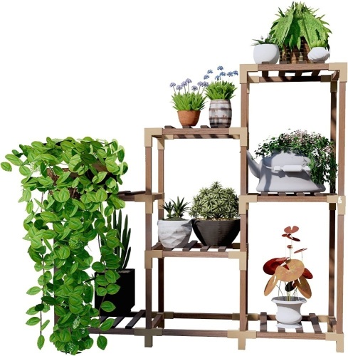 Wooden Plant Stand - Lot 722