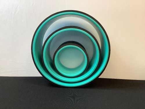 Set of 3 Yoga Wheels, 6", 10", 13", Appears New - Lot 426