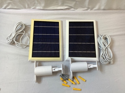 Wasserstein Set of (2) Solor Panel Chargers For Arlo Ultra Camera - Lot 411