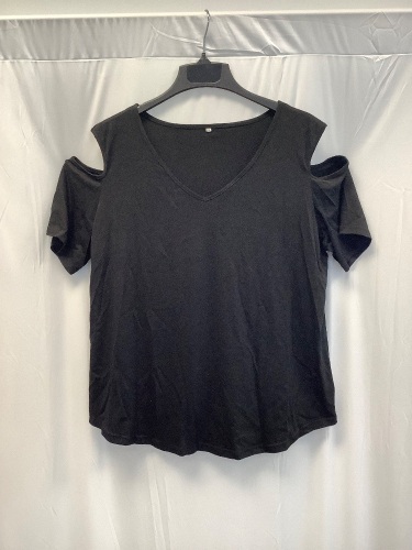 Womens Cold Shoulder Shirt, 2XL - Lot 441