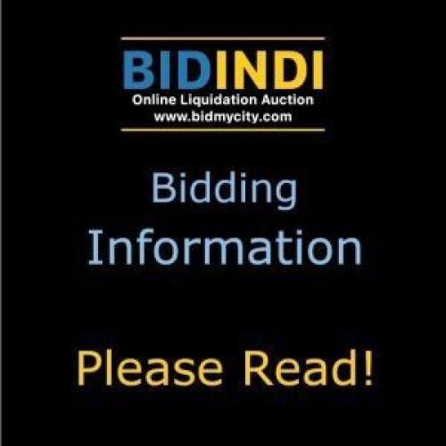 BIDDING INFORMATION - PLEASE READ! - Lot 2