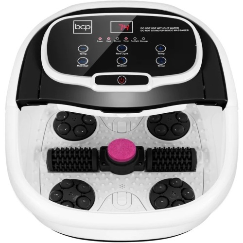 Automatic Heated Shiatsu Massage Foot Bath Spa w/ Pumice Stone - Lot 6308