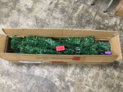 Premium Artificial Pine Christmas Tree w/ 1,000 Tips, Foldable Metal Base - Lot 6349