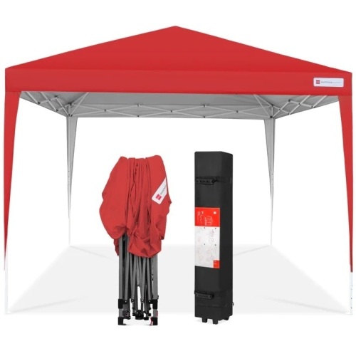 Outdoor Portable Pop Up Canopy Tent w/ Carrying Case, 10x10ft - Lot 6406