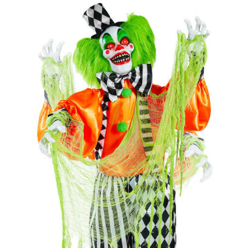 Funhouse Freddy The Motion Activated Animatronic Killer Clown Halloween Prop - Lot 5691