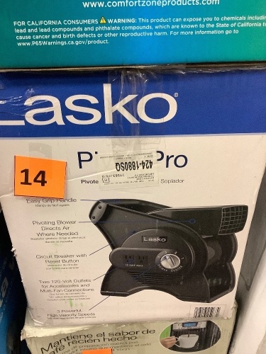 Lasko Pivot Pro Blower Fan - Lot 14