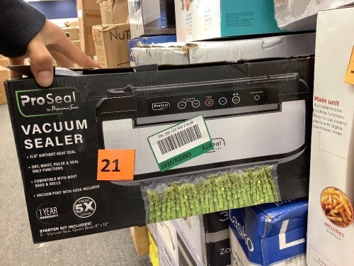 ProSeal Vacuum Sealer - Lot 21