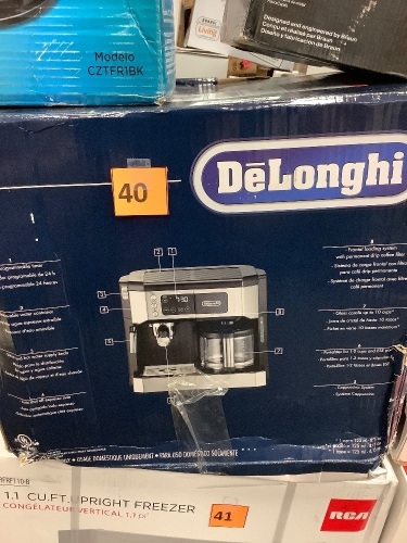 10-Cup Black and SS Combination Coffee and Espresso Machine - Lot 40