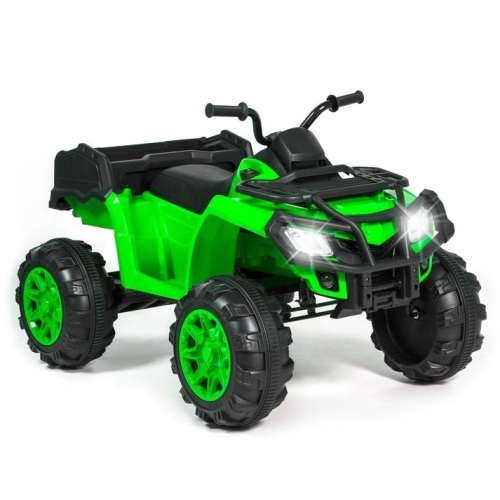 12V Kids Ride-On 4-Wheeler Quad ATV Car w/ 3.7mph Max, Bluetooth, Headlights - Lot 310
