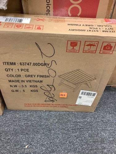 Stool, Grey - Lot 311