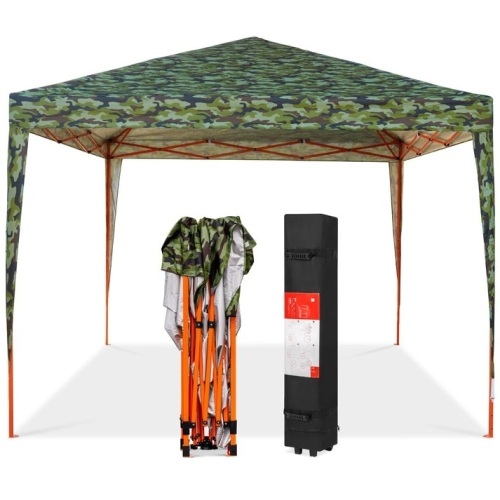 Outdoor Portable Pop Up Canopy Tent w/ Carrying Case, 10x10ft - Lot 458