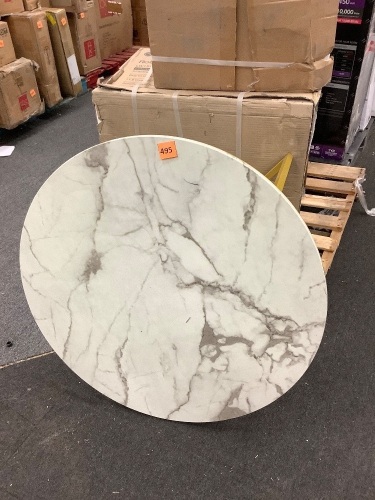 Faux Marble Coffee Table - Lot 495