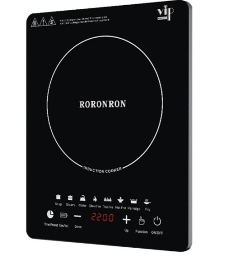 110V 1000W Electric Portable Induction Cooktop w/ 8 Preset Buttons - Lot 138
