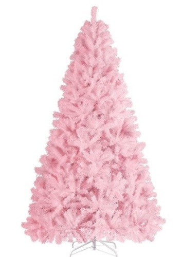 Yaheetech 7.5ft Pink Artificial Christmas Tree - Lot 151