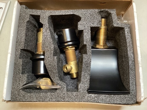 Waterfall Spout/2 Knobs Bathroom Sink Faucet - Lot 414