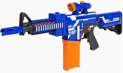 Motorized Foam Dart Blaster, 20 Darts - Lot 445