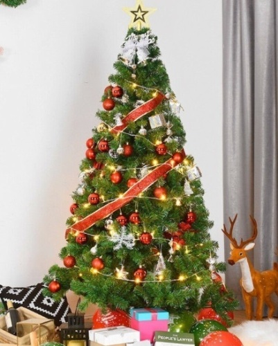 6 Ft Green Pvc Artificial Christmas Tree - Lot 227