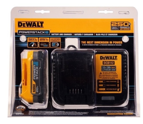 DEWALT 20-Volt MAX Powerstack Compact Battery Starter Kit - Lot 228