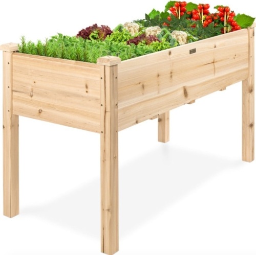 Raised Garden Bed, Elevated Wood Garden Planter Stand, 48x24x30in, Missing Hardware - Lot 446