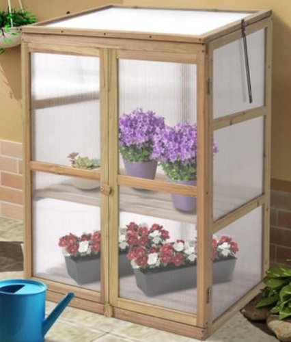 Portable Wooden Greenhouse, Missing Hardware - Lot 411