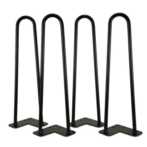 16" Black Table Legs - Lot 127