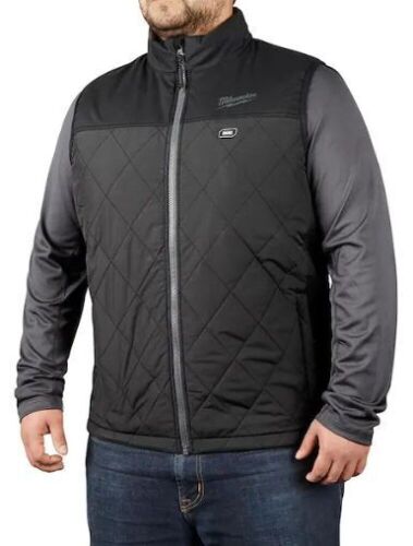 Men's 2X-Large M12 12-Volt Lithium-Ion Cordless AXIS Black Heated Quilted Vest - Lot 132