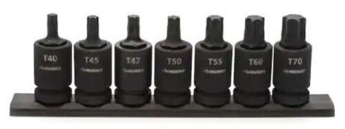 Husky 7-Piece 1/2 in. Drive Impact Torx Set - Lot 229