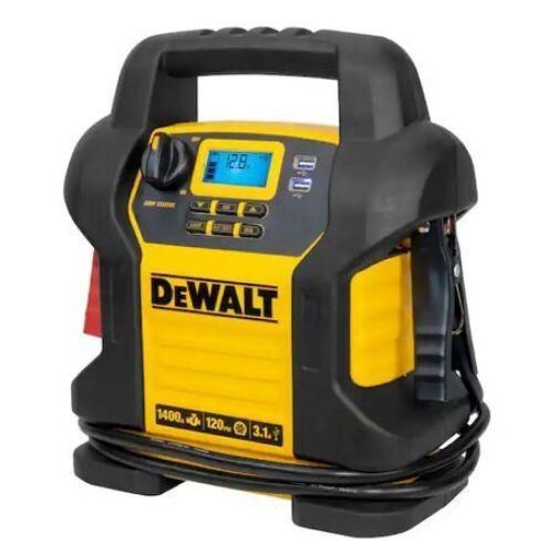 DEWALT 1400 Peak Amp Portable Car Jump Starter with Digital Compressor - Lot 280