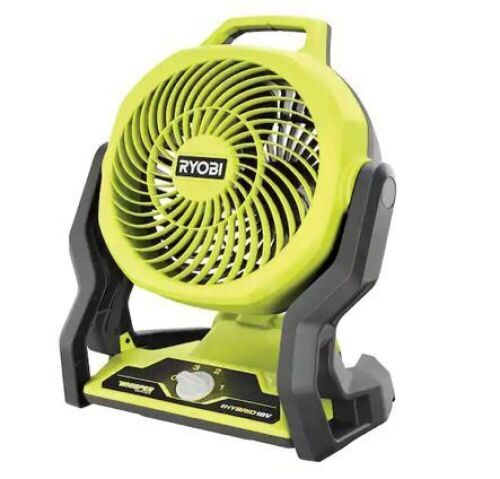 RYOBI ONE+ 18V Cordless Hybrid WHISPER SERIES 7-1/2 in. Fan (Tool Only) - Lot 305