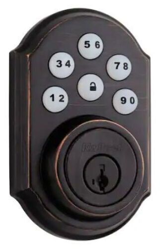 Kwikset SmartCode 909 Venetian Bronze Electronic Deadbolt - Lot 363