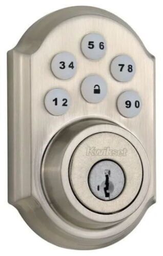 Kwikset SmartCode 909 Satin Nickel Electronic Deadbolt - Lot 487