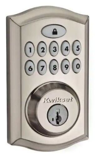 SmartCode 913 Electronic Deadbolt - Satin Nickel - Lot 495