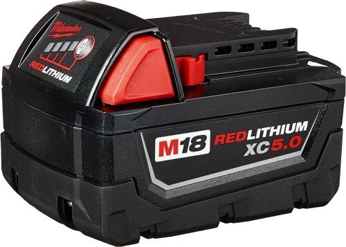 Milwaukee 48-11-1850 M18 Red Lithium 5.0Ah Battery Pack - Lot 497