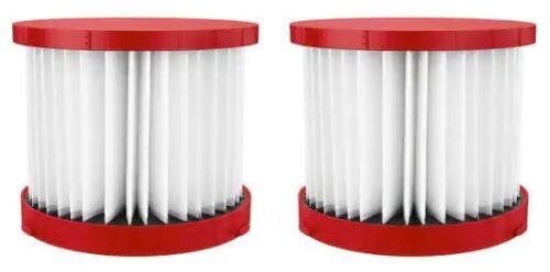Lot of (2) Milwaukee 2-Pack Wet/Dry Vacuum Hepa Filter - Lot 499