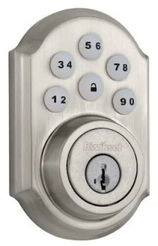 Kwikset SmartCode 909 Electronic Deadbolt - Satin Nickel - Lot 503