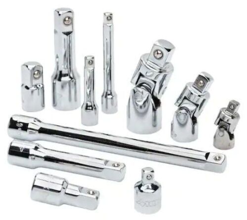 11-Piece 1/4in., 3/8in., and 1/2 in. Drive Accessory Set  - Lot 507