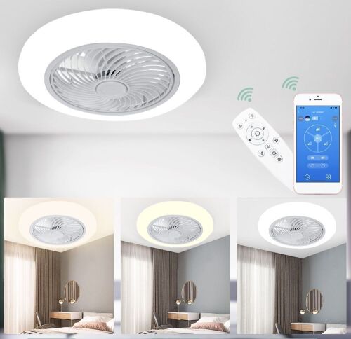 Shintur 21" Smart Ceiling Fan with Remote - Lot 552