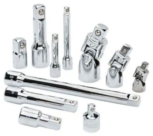11-Piece 1/4in., 3/8in., and 1/2 in. Drive Accessory Set - Lot 735