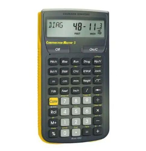  Construction Master 5 Calculator - Lot 804