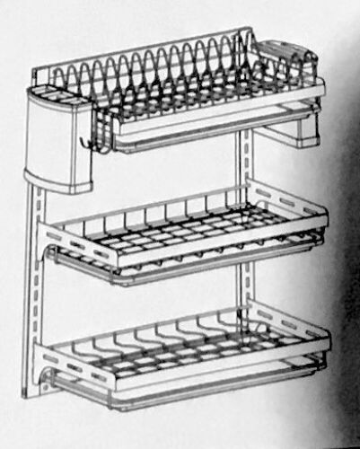3-Tier Drain Rack - Lot 826