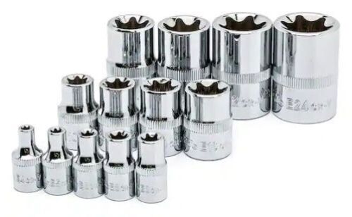 1/4, 3/8, 1/2 in. E-Torx Socket Set - Lot 877
