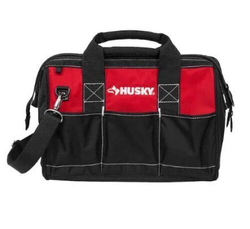 Husky 15 in. 8 Pocket Zippered Tool Bag - Lot 966