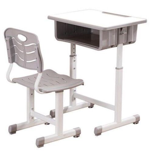 Kids Desk and Chair Set - Gray - Lot 1010