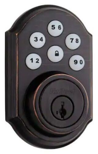 Kwikset SmartCode 909 Venetian Bronze Electronic Deadbolt - Lot 341