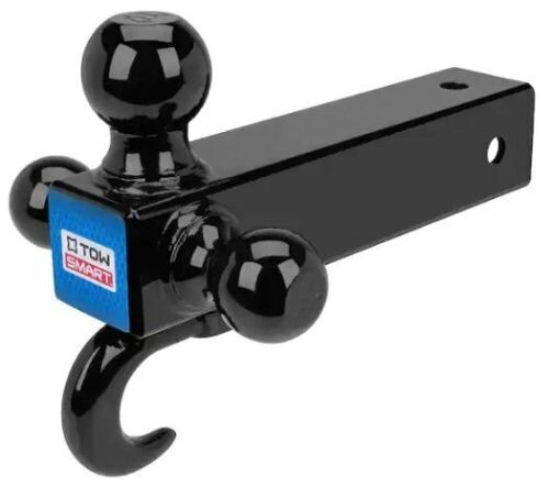 1-7/8", 2", and 2-5/16" Ball Diameters Adjustable Trailer Tri-Ball Mount with Hook - 14,000lb Load - Lot 105
