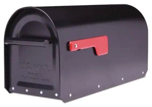 Large Steel Heavy Duty Post Mount Mailbox - Lot 518