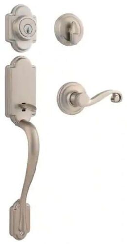 Kwikset Arlington Satin Nickel Door Handleset - Lot 696