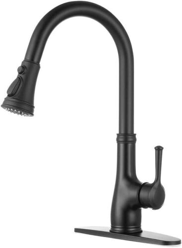 Matte Black Kitchen Sink Faucet - Lot 880